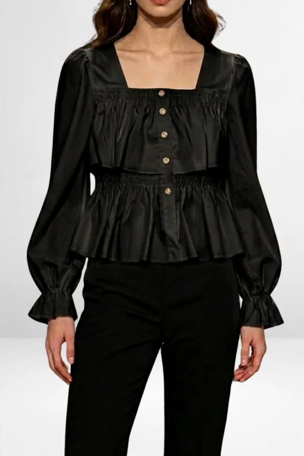 Peplum_Buttondown_Tops