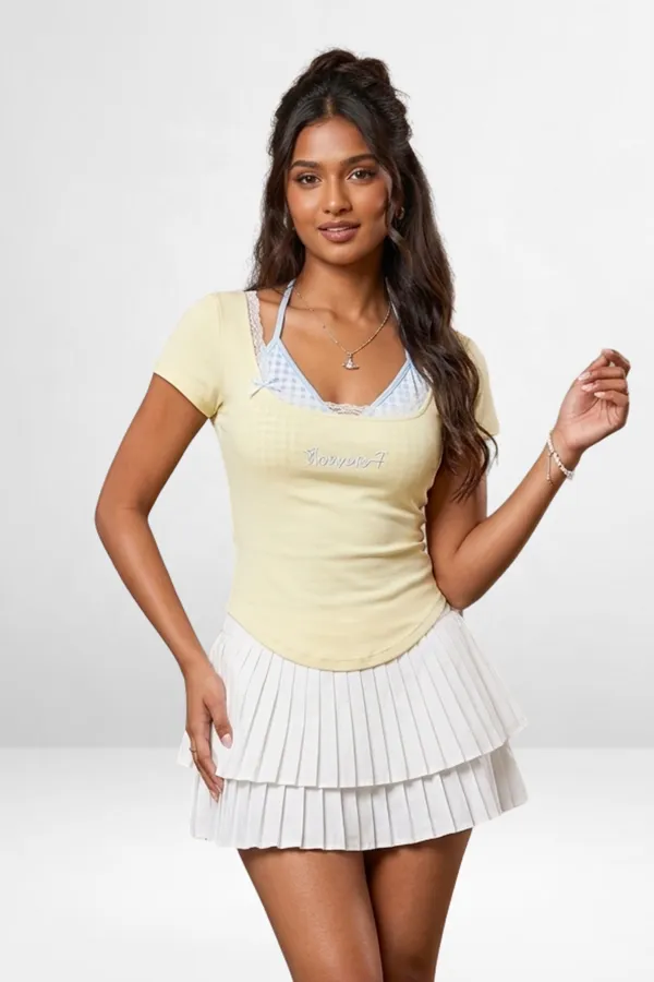 Lace_&_Checks_Top