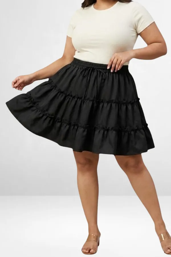 Plus_Size_Tiered_Mini_Skirt