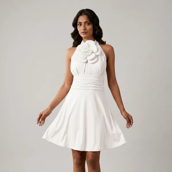 Rosette_Halter_Skater_Dress