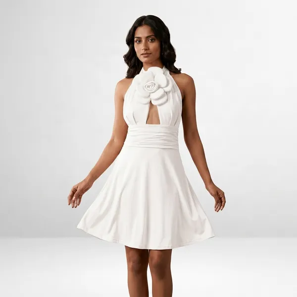 Rosette_Halter_Skater_Dress