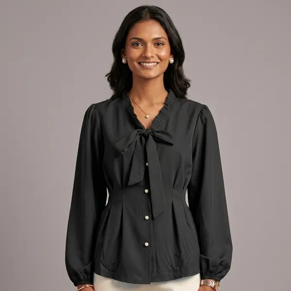 Ruffle_Neck_Blouse