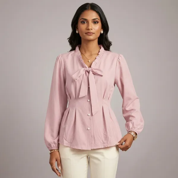 Ruffle_Neck_Blouse