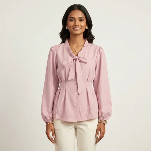 Ruffle_Neck_Blouse
