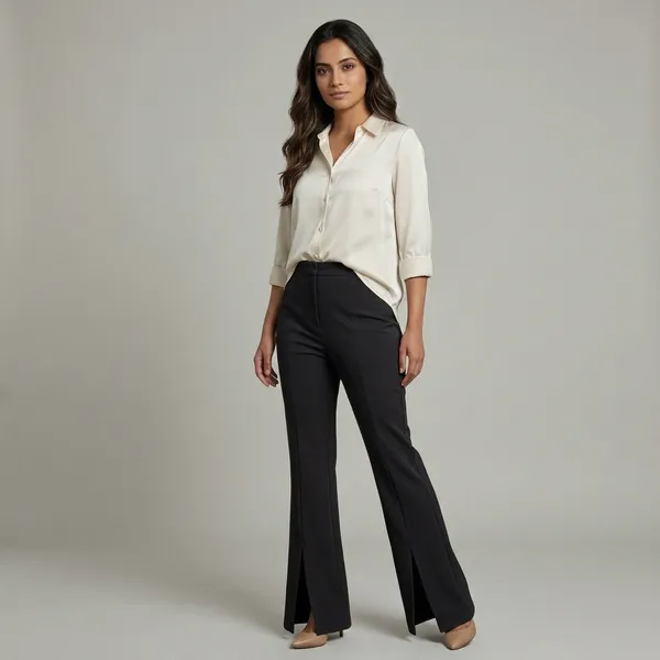 Slit_Bootcut_Trousers