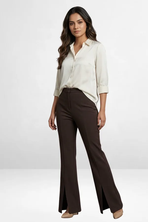 Slit_Bootcut_Trousers