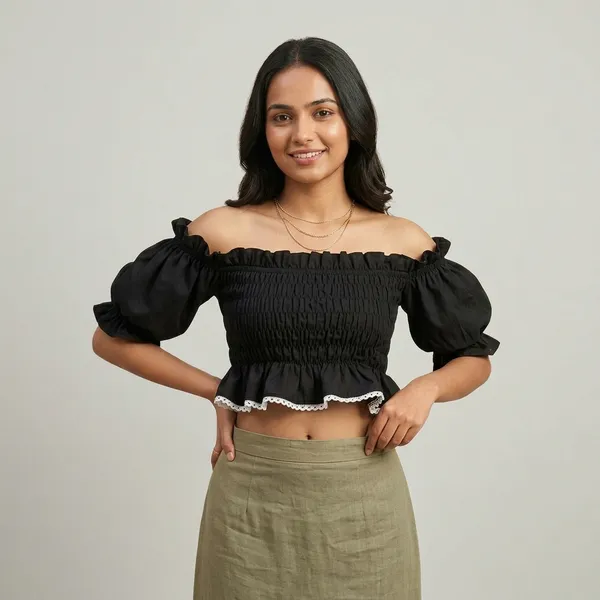 Smocked_Off-Shoulder_Crop