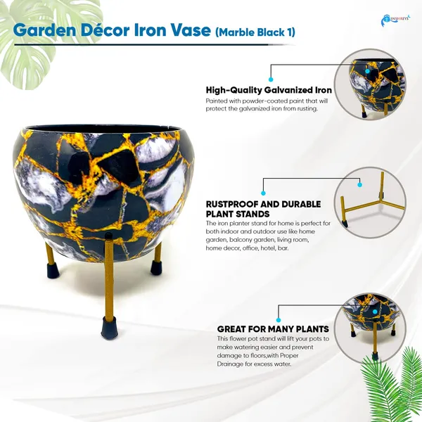Printed_Plant_Pot_With_Metal_Stand