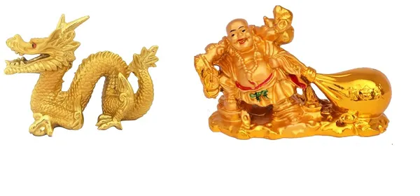 Feng_Shui_Dragon_And_Laughing_Buddha_Figurine_Set