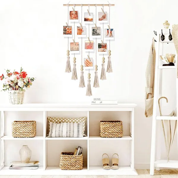 Macrame_Photo_Display_With_Clips
