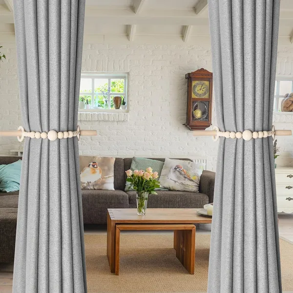 2_Pack_Wood_Bead_Curtain_Tiebacks_|_Boho_Farmhouse_Drapery_Holders