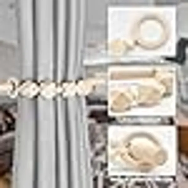 2_Pack_Wood_Bead_Curtain_Tiebacks_|_Boho_Farmhouse_Décor