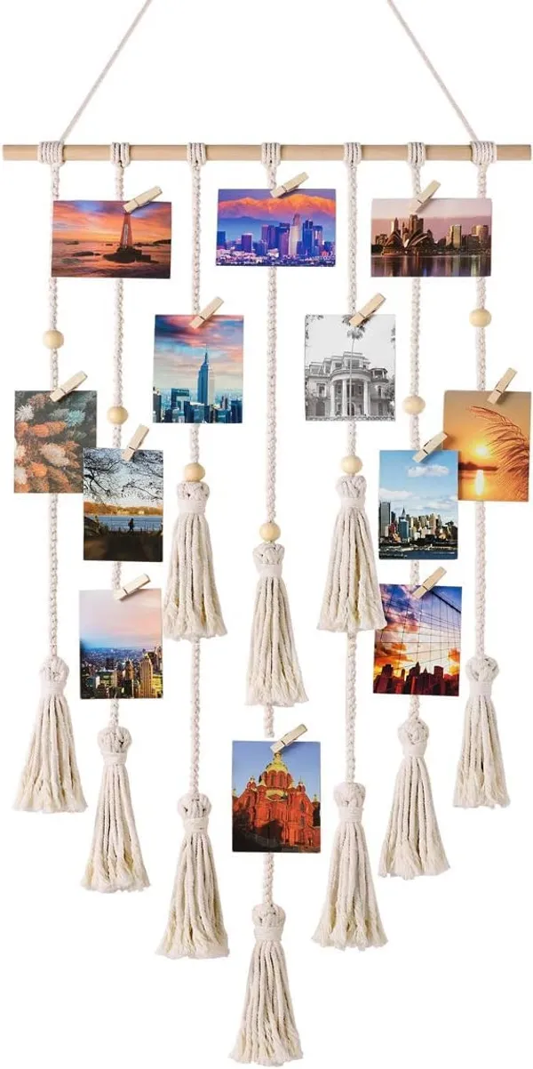 Macrame_Photo_Display_Wall_Hanging_|_Boho_Picture_Holder