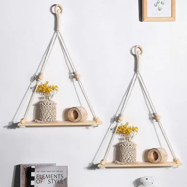 Macrame_Wall_Hanging_Shelf_Set_of_2_|_Boho_Wooden_Storage
