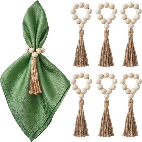Wooden_Bead_Napkin_Rings_Set_of_6_|_Farmhouse_Table_Décor