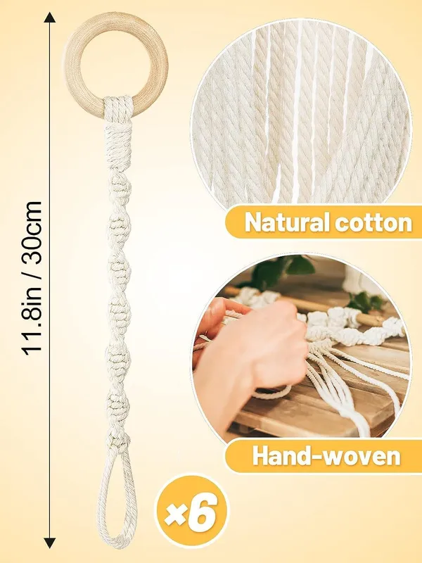 6_Pack_Macrame_Plant_Hanger_Extenders_|_Wooden_Ring_Rope_Holder