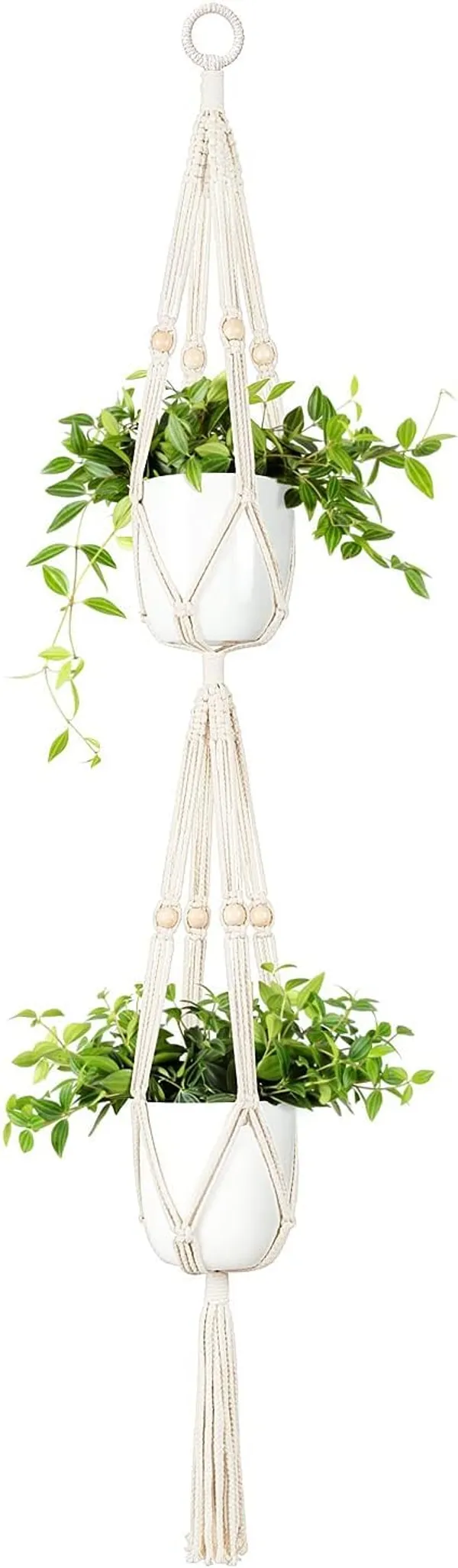 2-Tier_Macrame_Plant_Hanger_|_Cotton_Rope_Hanging_Planter