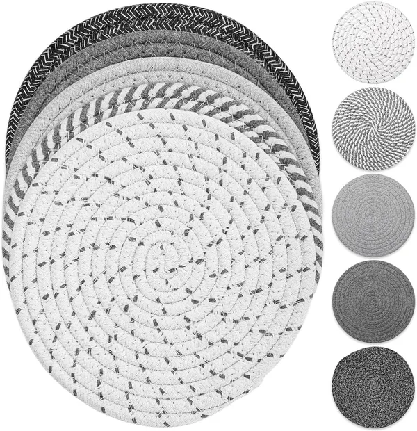 6_Pcs_Cotton_Trivets_for_Hot_Dishes_|_Heat_Resistant_Table_Mats