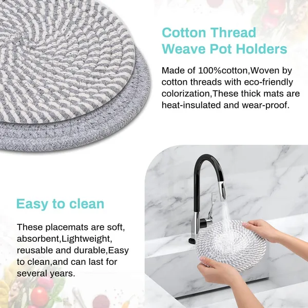6_Pcs_Cotton_Trivets_for_Hot_Dishes_|_Heat_Resistant_Table_Mats