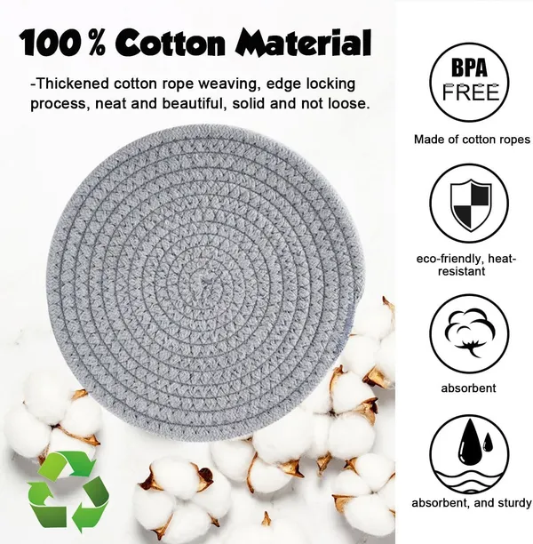 6_Pcs_Cotton_Trivets_for_Hot_Dishes_|_Heat_Resistant_Table_Mats