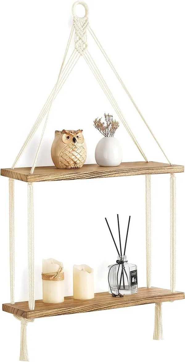 2-Tier_Macrame_Hanging_Shelf_|_Boho_Rustic_Wall_DÃ©cor