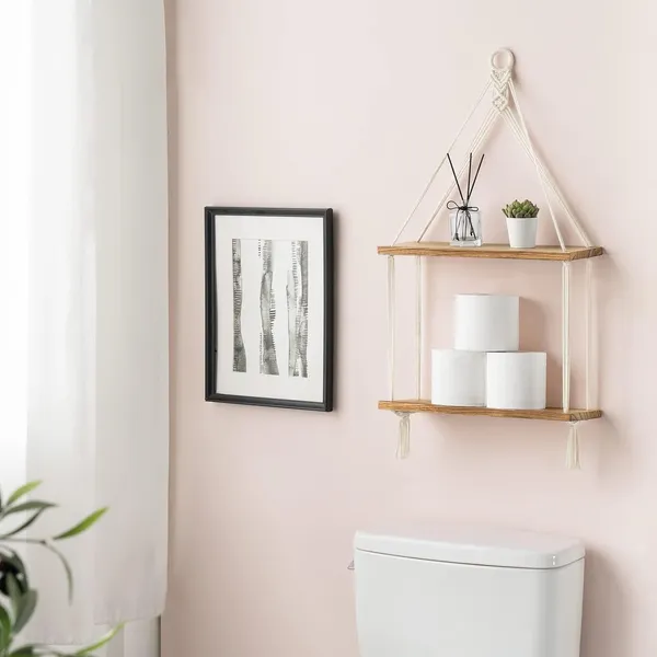 2-Tier_Macrame_Hanging_Shelf_|_Boho_Rustic_Wall_DÃ©cor