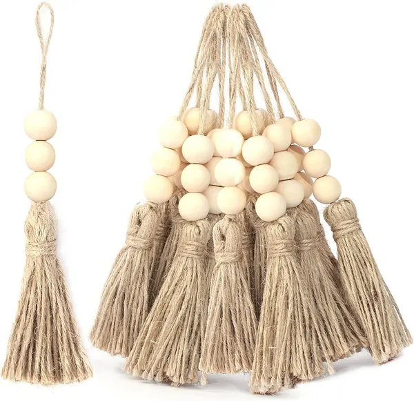 20_Pack_Jute_Rope_Tassels_with_Wooden_Beads_|_DIY_Craft_DÃ©cor