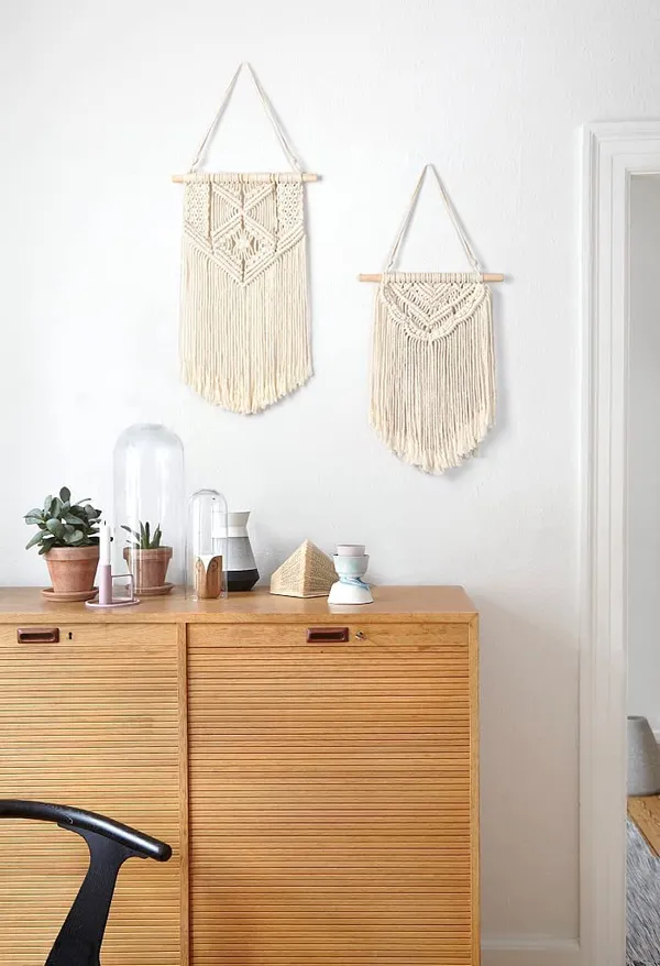 2_Pcs_Macrame_Wall_Hanging_|_Boho_Small_Wall_Decor_Set
