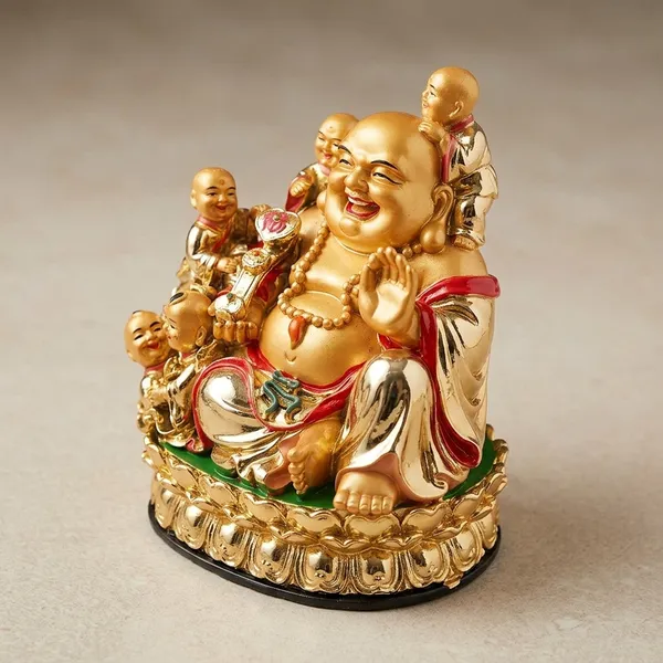 Laughing_Buddha_Figurine_With_Children