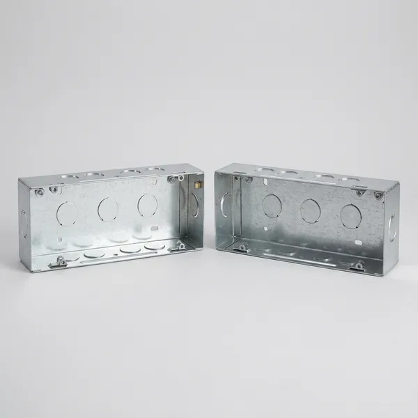Schneider_Galvanized_Steel_8_Module_Horizontal_Modular_Metal_Box_Pack_of_2