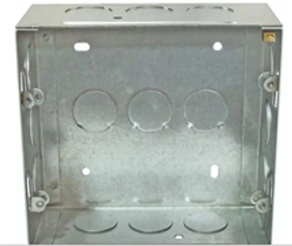 Schneider_Galvanized_Steel_8_Module_Square_Modular_Metal_Box_Pack_of_2