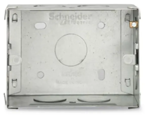 Schneider_3-Module_Galvanized_Metal_Modular_Switch_Box_0.8Mm_Pack_of_4