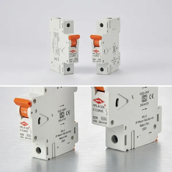 Hpl_Single_Pole_Mcb_6-32A_C_Curve_10Ka_240-415V_Pack_of_1