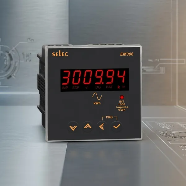 Selec_Em306_Kwh_LED_Energy_Meter_Rs-485_Digital