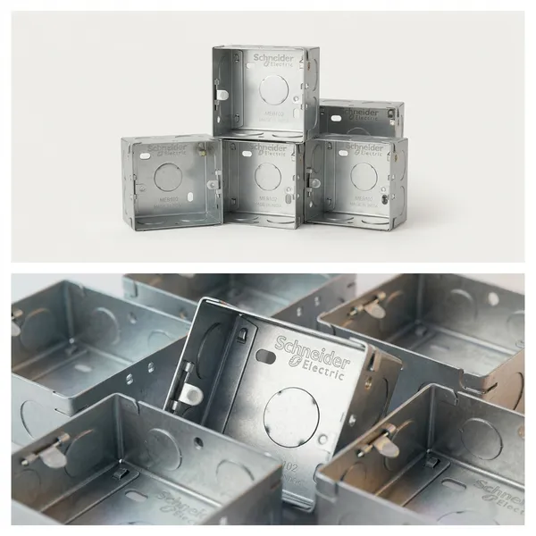 Schneider_Galvanized_Metal_Modular_Box_1_&_2_Module_0.8Mm_Pack_of_5