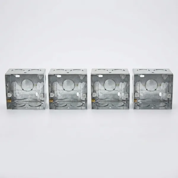Schneider_Galvanized_Steel_1-2_Module_Modular_Metal_Box_Pack_of_4