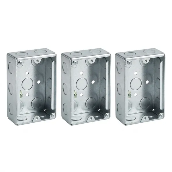 Schneider_Galvanized_Steel_Modular_Metal_Box_3_Module_1Mm_Pack_of_3