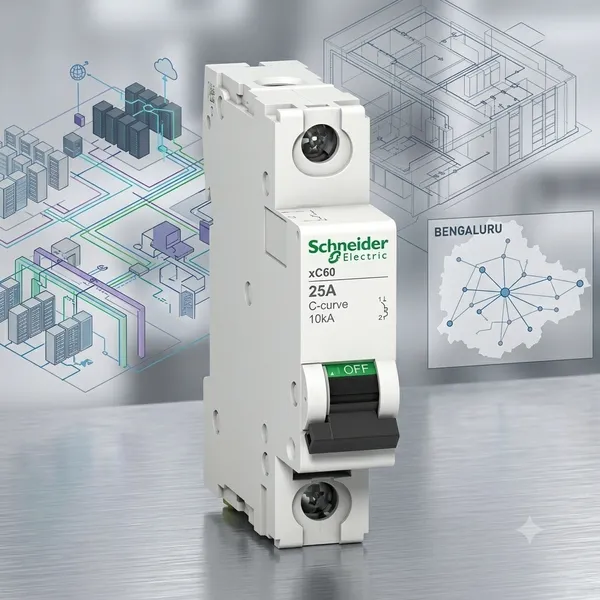 Schneider_Acti9_Xc60_Single_Pole_Mcb_25A_C_Curve_10Ka