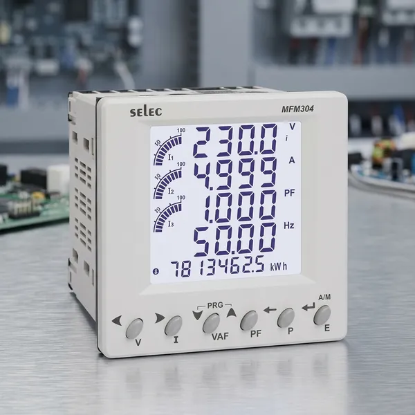 Selec_Mfm304_Lcd_Multifunction_Meter_Rs485_Class_0.5
