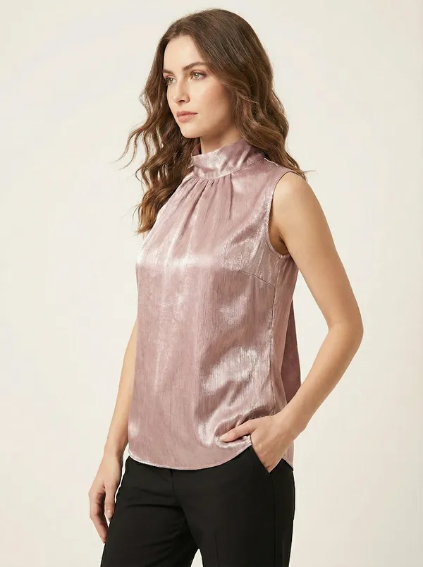 Rose_Mauve_Bow_Back_Satin_Top_For_Women