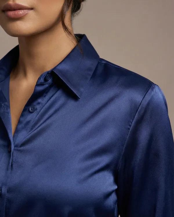 Azure_Poise_Blue_Cotton_Satin_Tailored_Shirt_For_Women