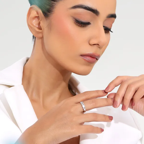Rova_Silver_And_Blue_Adjustable_Ring