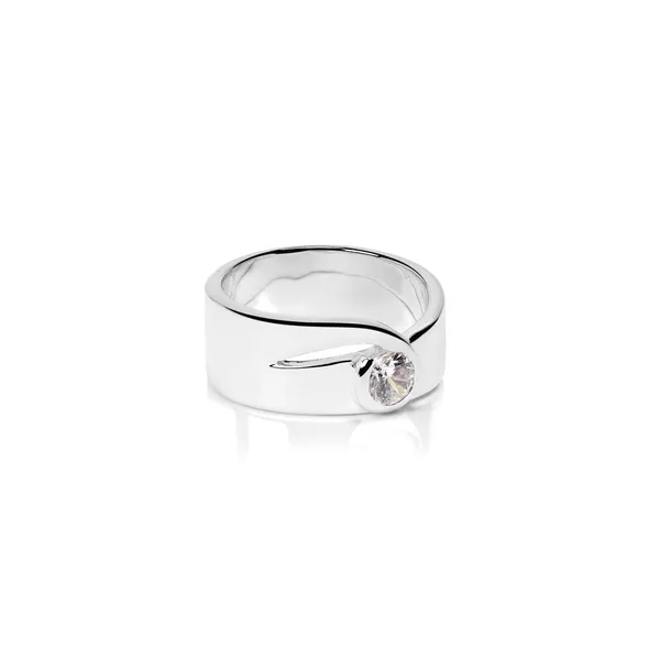 Loe_Silver_Diamond_Adjustable_Ring