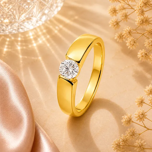Anna_Golden_Diamond_Adjustable_Ring