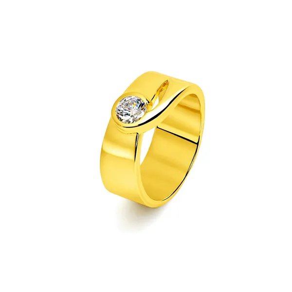 Loe_Golden_Diamond_Adjustable_Ring