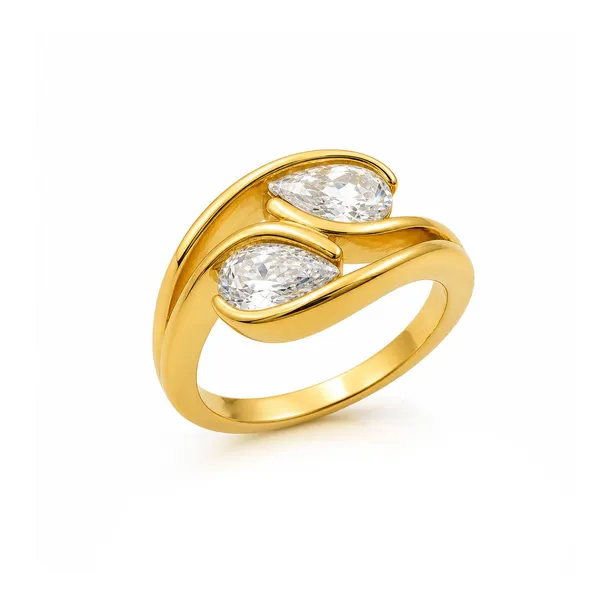 Myra_Golden_Diamond_Adjustable_Ring