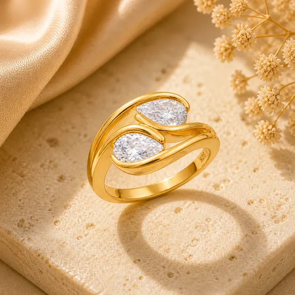 Myra_Golden_Diamond_Adjustable_Ring
