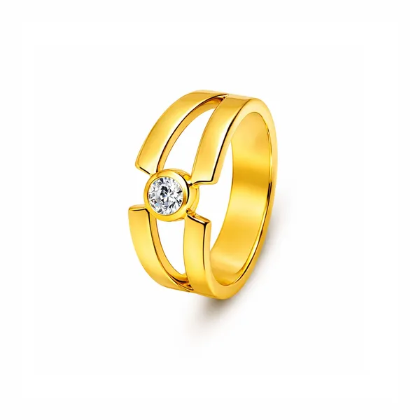 Kai_Golden_Diamond_Adjustable_Ring