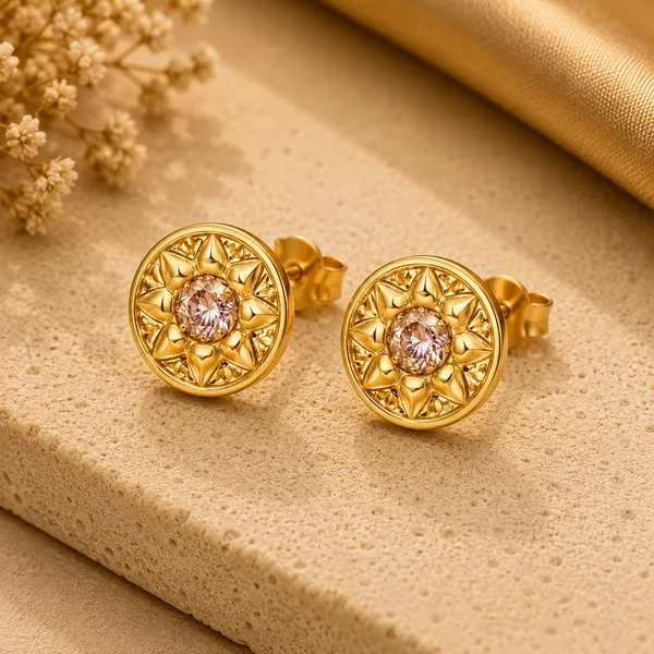 Zia_Golden_Zirconia_Earrings