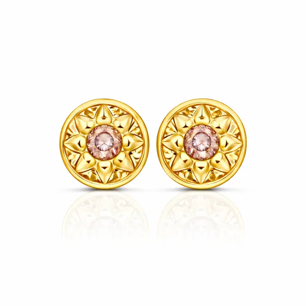 Zia_Golden_Zirconia_Earrings